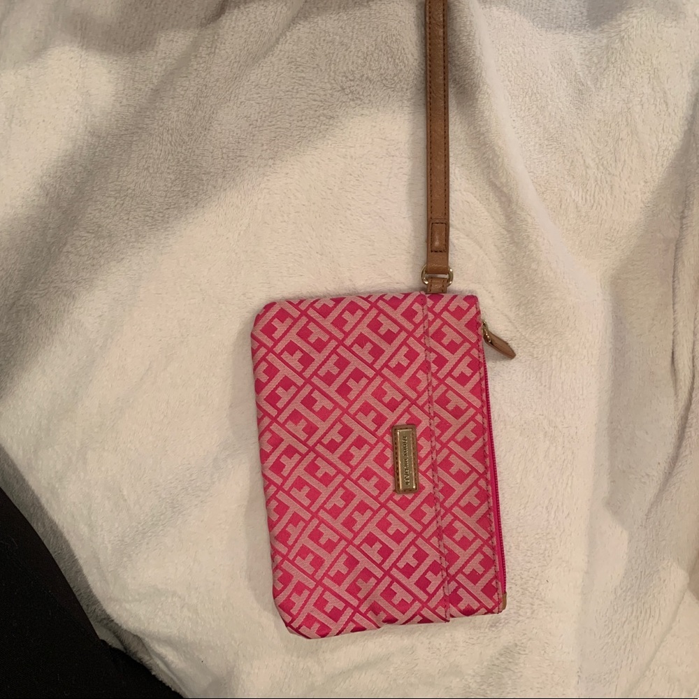 Pink clutch
